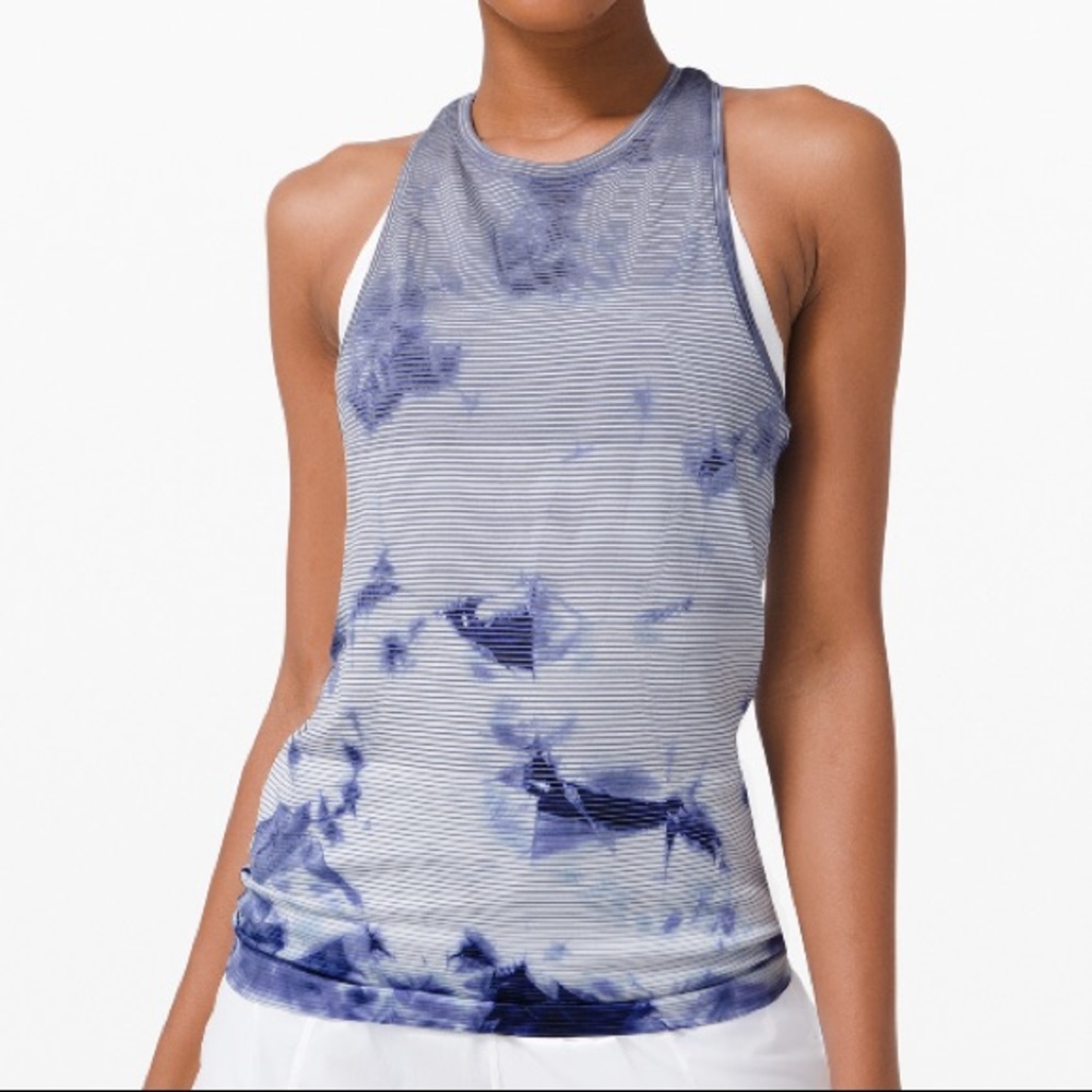 NWT Lululemon Swiftly Tech Tank Shibori  sz 6